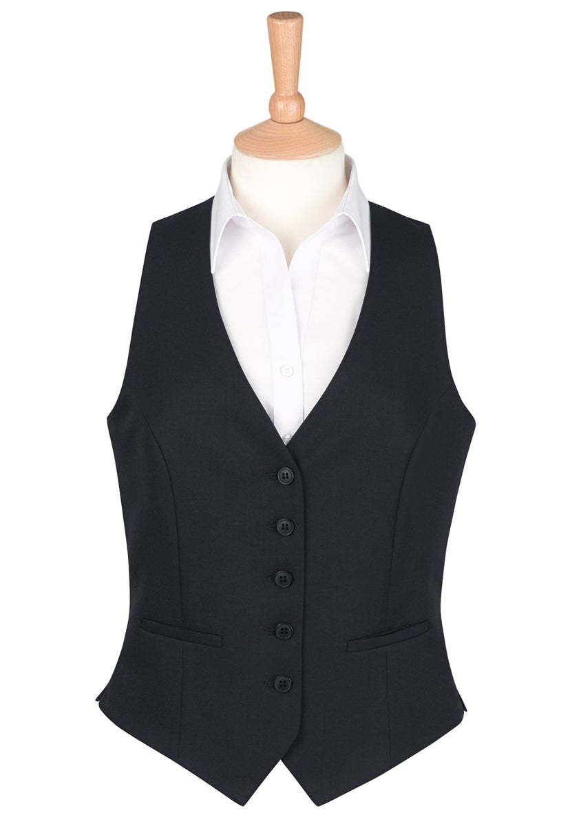 Luna Ladies Vest Black, One Collection