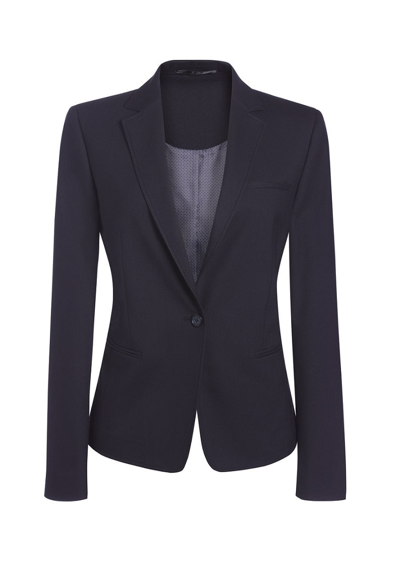 Lille Slim Fit Ladies Blazer - Uniforms Canada Black Suit Jacket ...