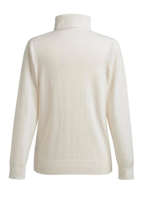 Athens Rollneck Sweater, Cream