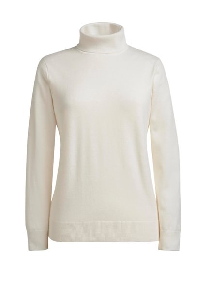 Athens Rollneck Sweater, Cream