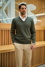 Pull Berlin à col en V - Vêtements décontractés et pièces séparées