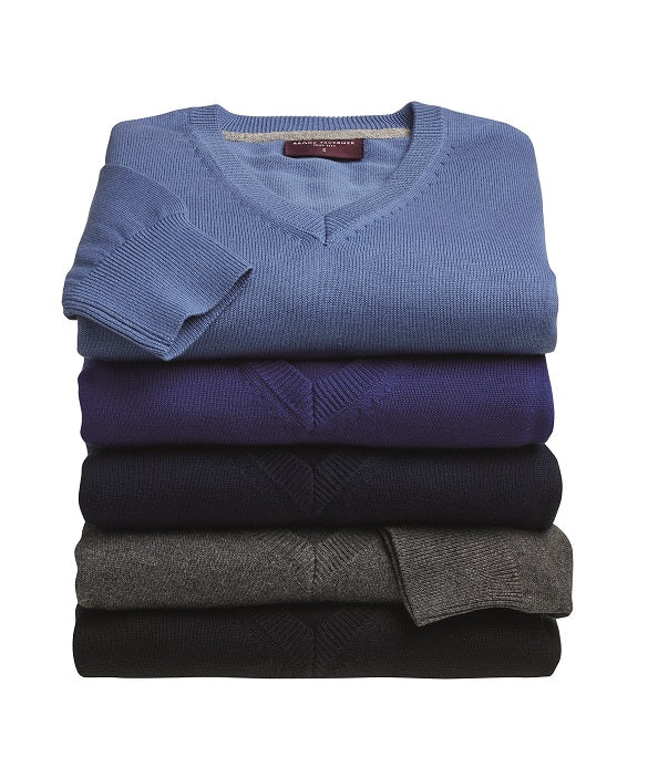 Boston V-neck Men's Sweater - Royal Blue