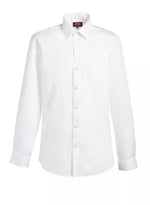 Este Slim Fit 100% Cotton Non-Iron Mens Long Sleeve Shirt, White