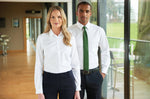 Este Slim Fit 100% Cotton Non-Iron Mens Long Sleeve Shirt, White