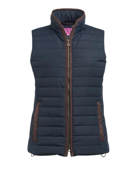 Madison Women's Quilted Gilet Navy- Casuals and Separates