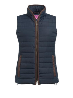 Madison Women's Quilted Gilet Navy- Casuals and Separates