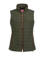 Madison Women's Quilted Gilet Olive- Casuals and Separates