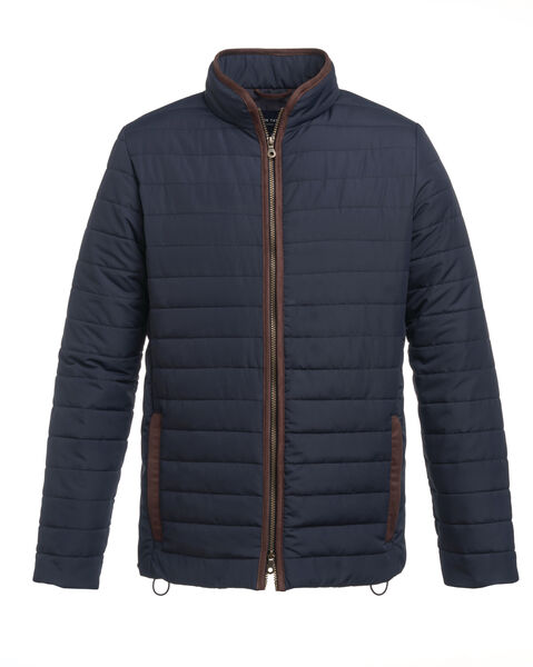 Orlando Men's Quilted Jacket Navy - Casuals and Separates