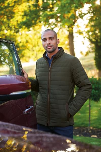 Orlando Men's Quilted Jacket Olive  Casuals and Separates