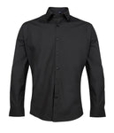 Supreme poplin long sleeve black shirt -Premier Collection
