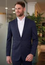 Blazer coupe ajustée Phoenix, bleu marine à pois, collection Eclipse