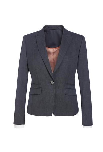 Rosewood Slim Fit Blazer Mid Grey, Performance Collection