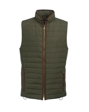 Tampa Men's Quilted Gilet Olive - Casuals and Separates
