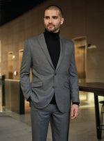 William Mens Blazer Gray - Rapport Collection