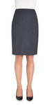 Wyndham Straight Skirt Mid Grey, Performance Collection