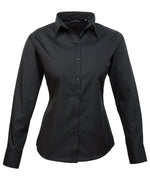 Women's poplin long sleeve blouse - Premier Collection
