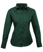 Women's poplin long sleeve blouse - Premier Collection