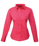 Women's poplin long sleeve blouse - Premier Collection