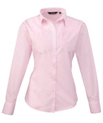Women's poplin long sleeve blouse - Premier Collection