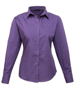 Women's poplin long sleeve blouse - Premier Collection