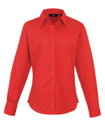 Women's poplin long sleeve blouse - Premier Collection