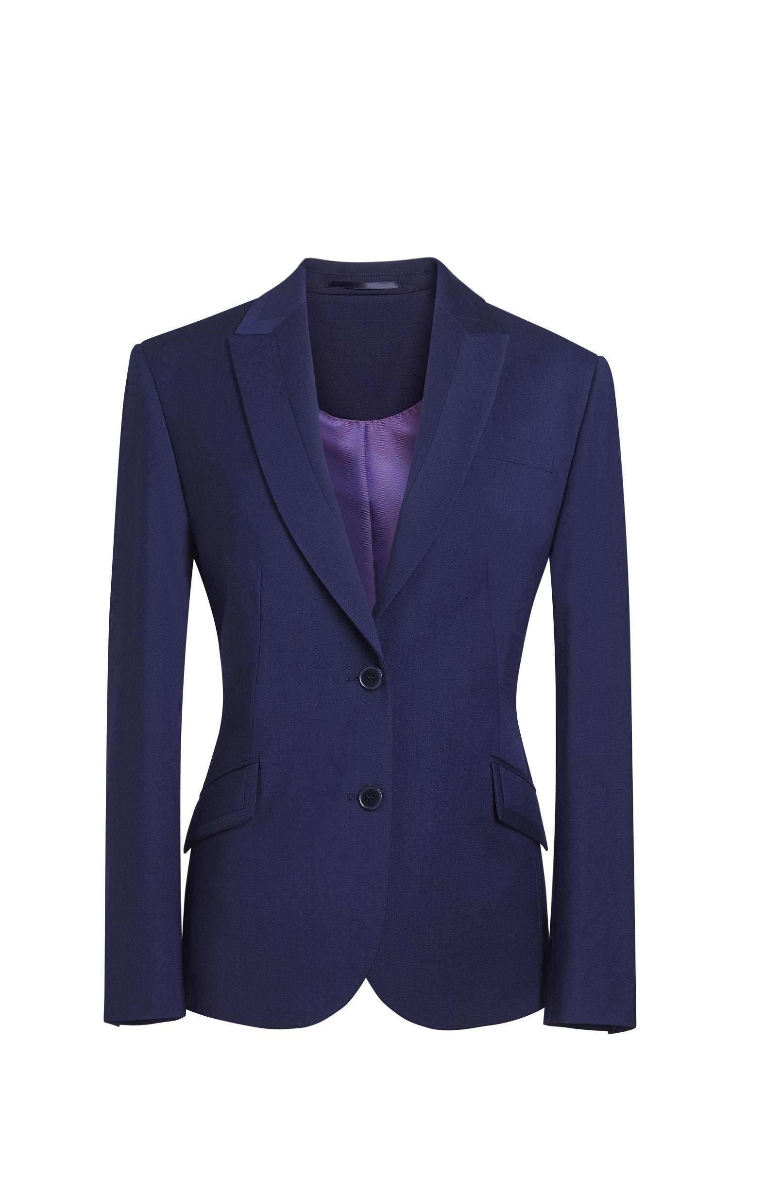 Mid Blue Linen Cotton Twill Tie Wrap Blazer - WOMEN Jackets