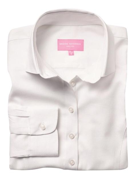 Aspen Ladies Royal Oxford White Shirt