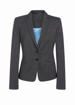 Signature Calvi Slim Fit Blazer Grey Check Luxury Business Suits