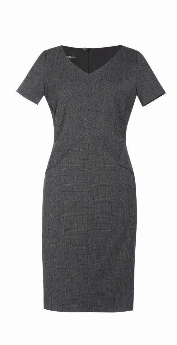 Signature Diamante Dress, Grey Check - work dress Signature Diamante Dress, Grey Check - work dress