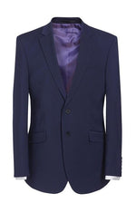 Avalino Tailored Fit Mens Suit Mid Blue Blazer - Mens Suits - Ackermann's Uniforms Canada