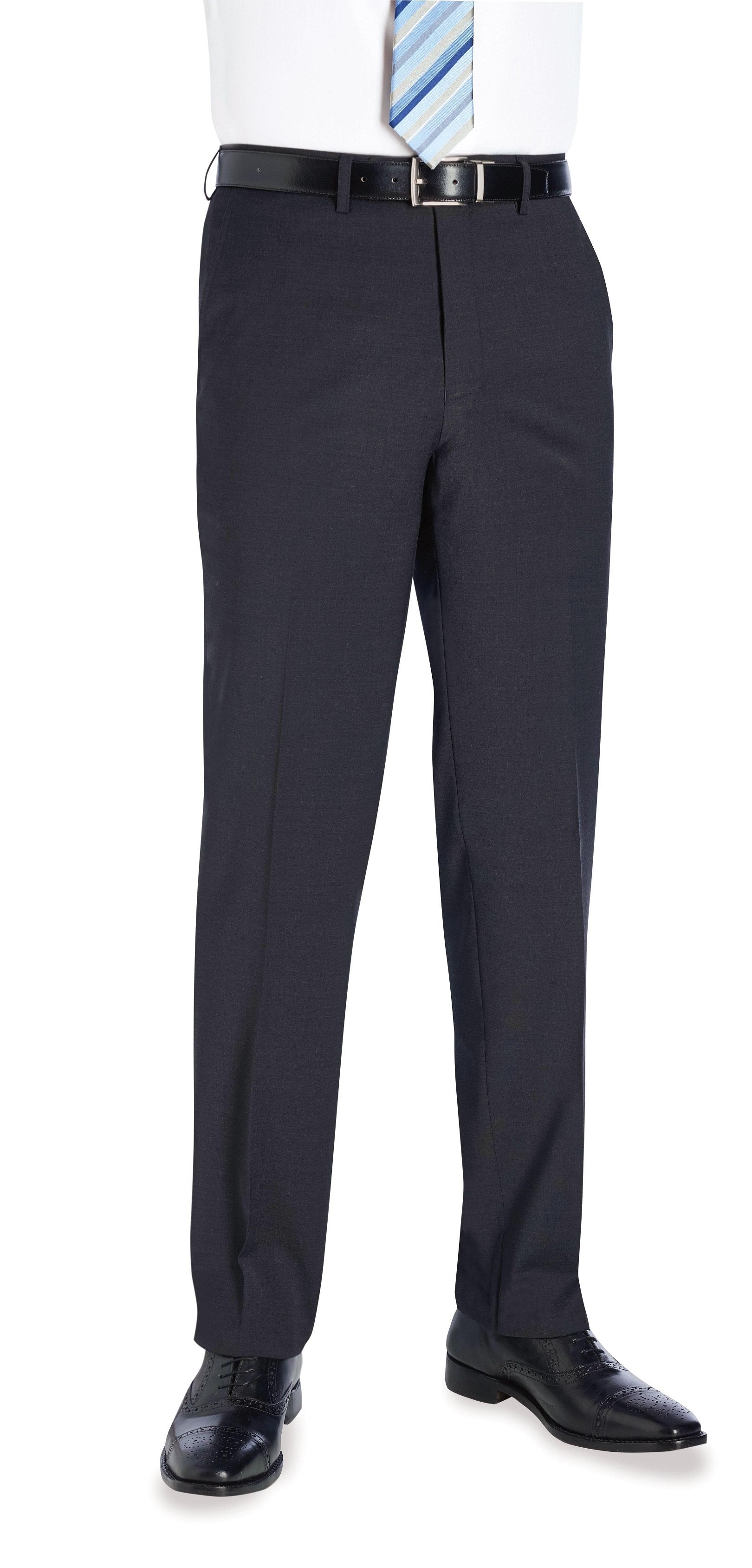 Fabian Slim Fit Pants, Grey Check- Luxury business casual pants –  Ackermann's Apparel