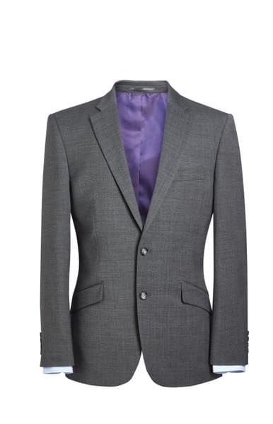 Avalino Tailored Fit Mens Suit Light Grey Blazer - Uniforms Grey