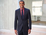 Avalino Tailored Fit Blazer, Navy, Sophisticated Collection
