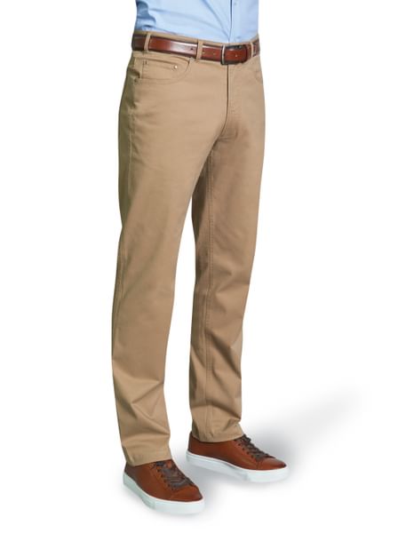 FITHUB Men's Cotton Blend Solid Pattern Trouse Pant Casual Formal Wear  Color (Beige) : : Clothing & Accessories
