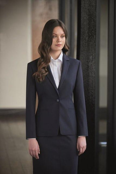 Tailored Womens Suit, Navy Blazer, Business Suit Women, Designer Blazer,  Luxury Tailored Blazer Women Jacket, Elegant Suit Jacket for Office -   Canada