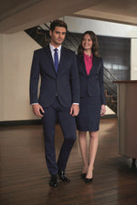 Cordelia Tailored Fit Blazer, Navy Pin Dot, Eclipse Collection