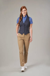 Olivia Ladies Vest, Green Check - Business Casual Vests - Canadian Uniforms  Suppliers for Hospitality – Ackermann's Apparel
