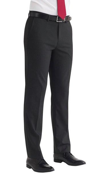 Monaco Tailored Fit Pants, Charcoal - Mens  Suit Pants