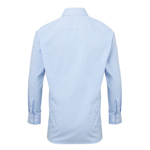 Business Casual Long Sleeve Blue Shirt for Men