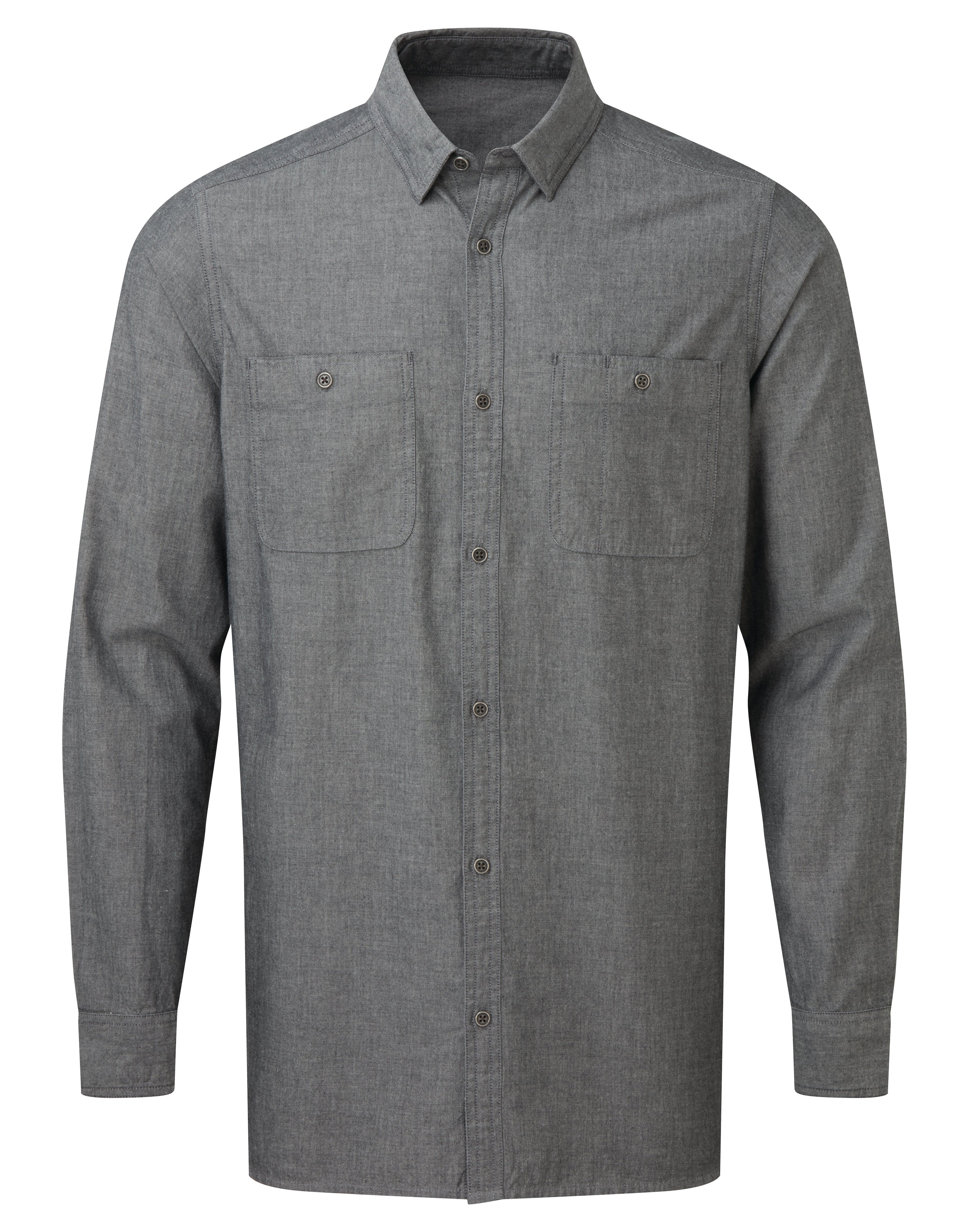 Men’s Chambray shirt, organic and Fairtrade certified - Premier Collection