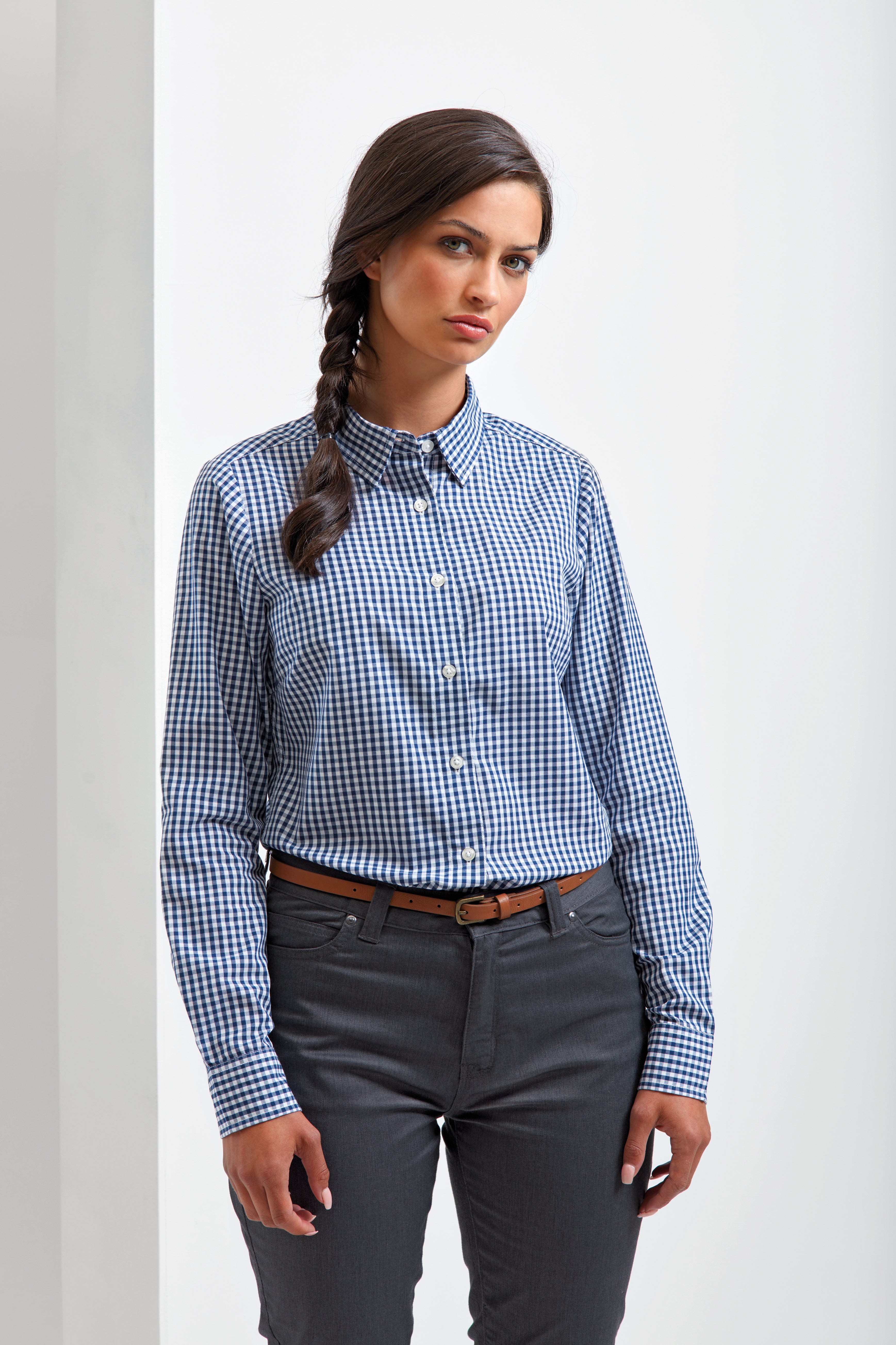 Women's Maxton check long sleeve shirt - Premier Collection