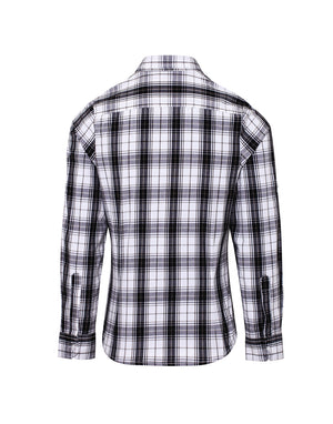 Women's Ginmill check cotton long sleeve shirt- Premier Collection