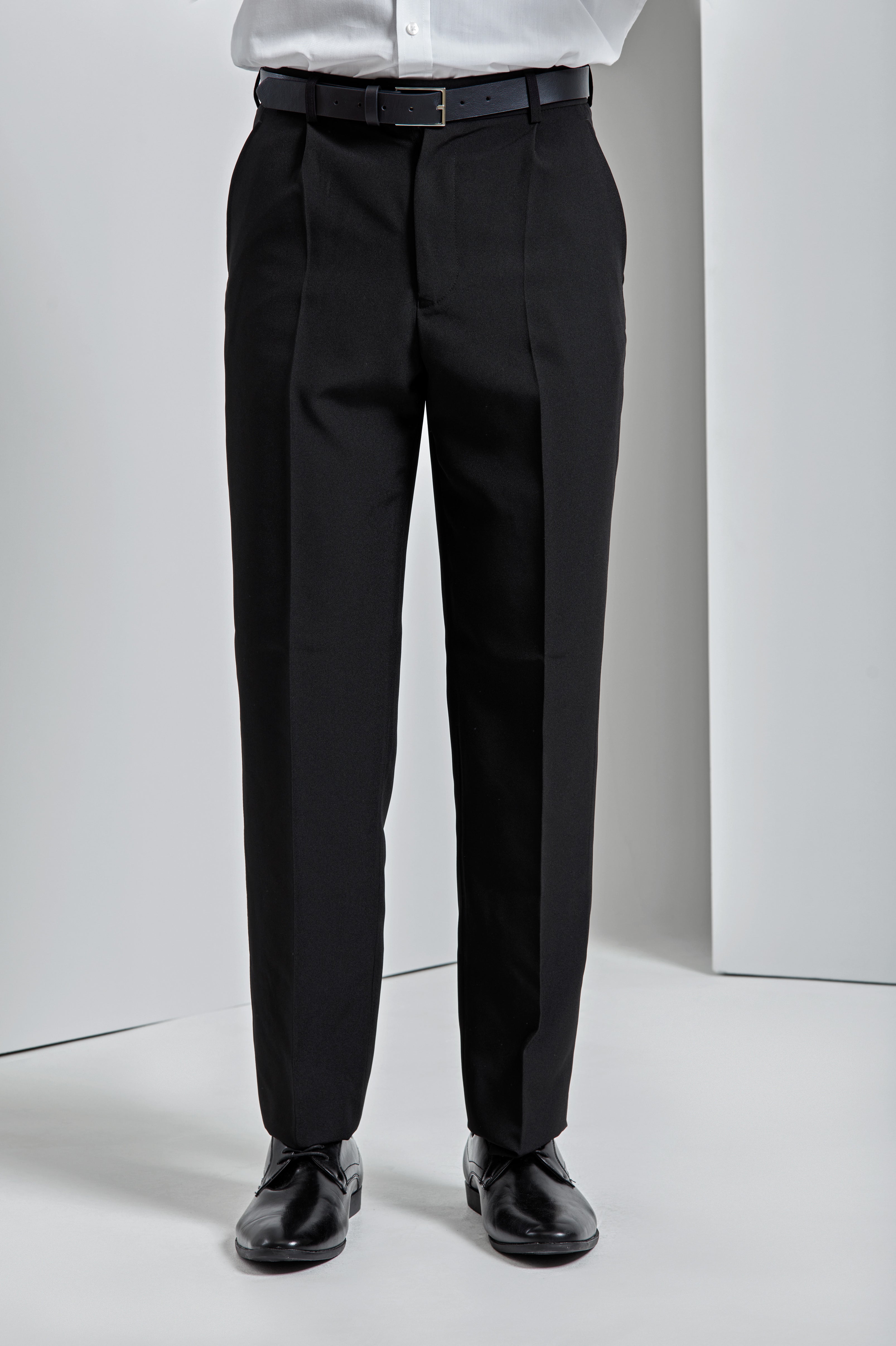 Domenico Tagliente Black Polyester Tapered Dress Men's Pants | Polyester  dress pants, Dress pants, Men dress