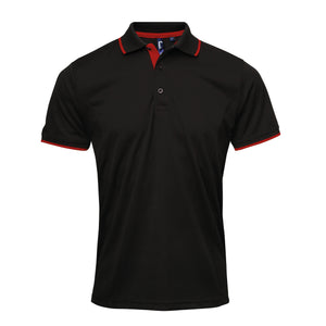 Business Casual Black Polos for Men