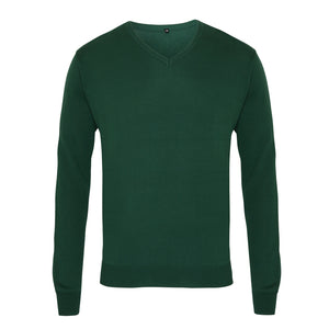 V-neck knitted sweater - Premier Collection