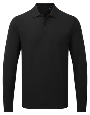 Essential unisex long sleeve workwear polo shirt -Premier Collection