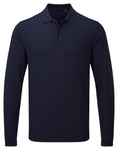 Essential unisex long sleeve workwear polo shirt -Premier Collection