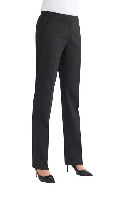 Reims Tailored Leg Pants, Charcoal