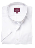 White Oxford Shirt for Men - Cotton