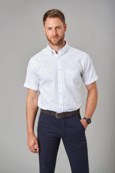Tucson Classic Oxford Short Sleeve Shirt White